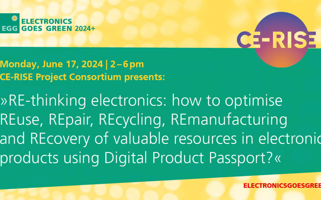 Join us at Electronics Goes Green!