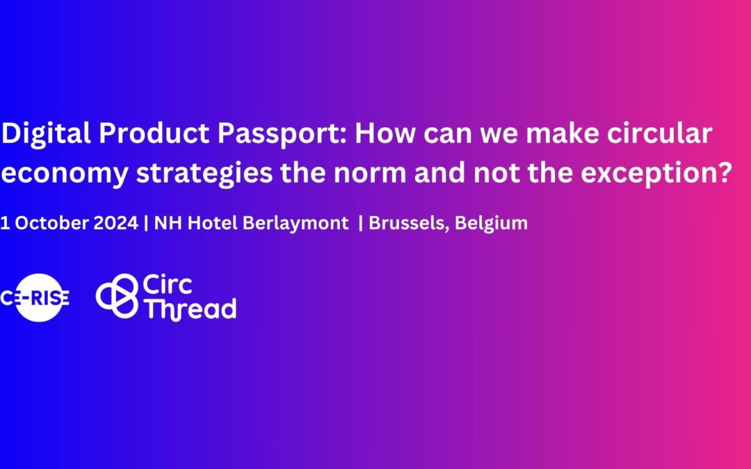 EVENT | Digital Product Passport: How can we make circular economy strategies the norm and not the exception?