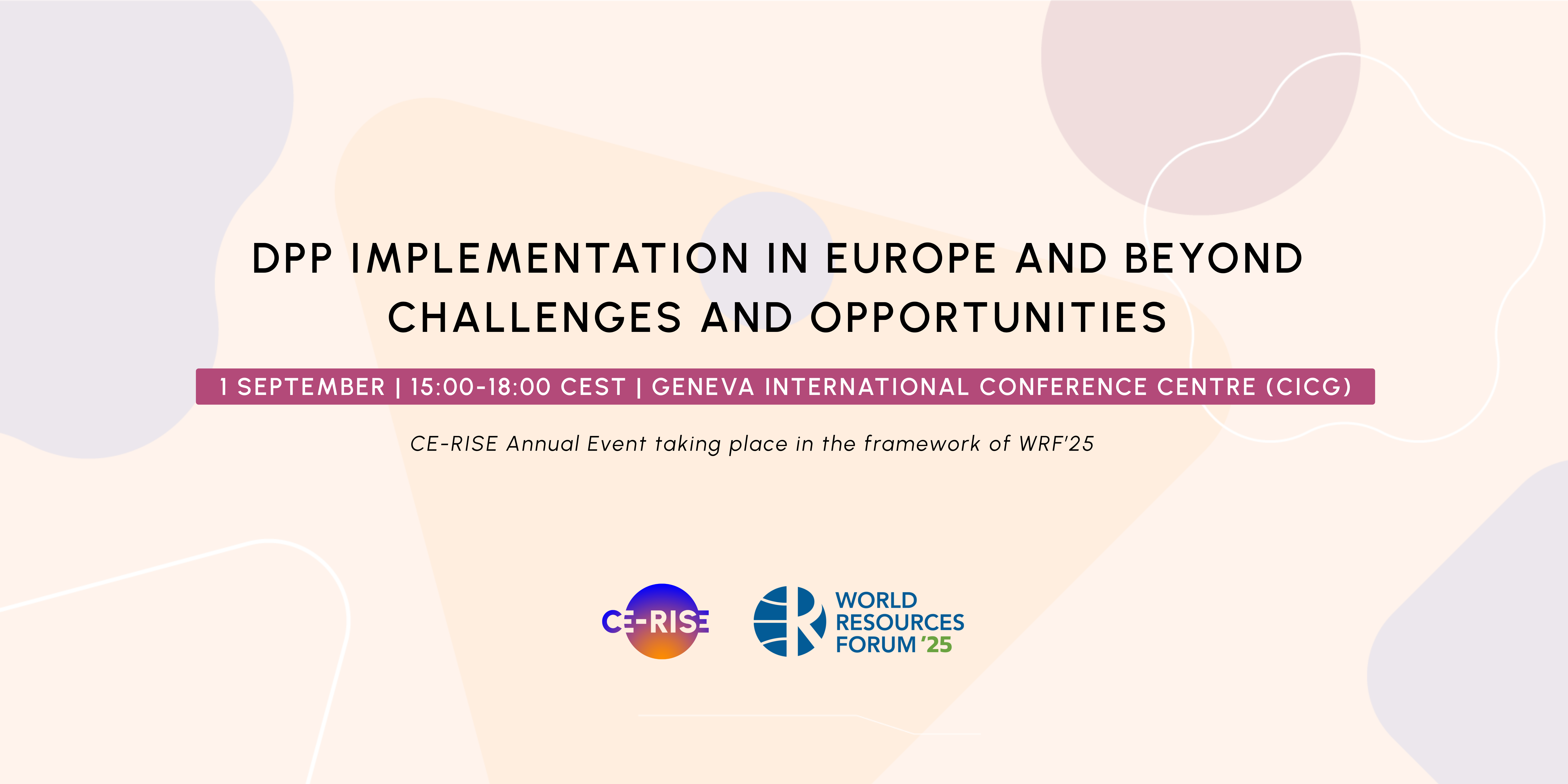 CE-RISE Annual Event Banner